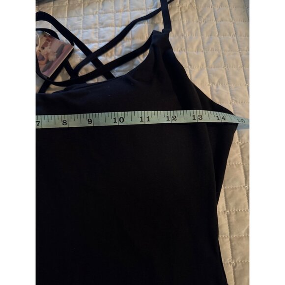 Halara Womens Small Black Strappy Back Dress - Picture 8 of 9